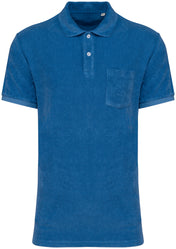 Men's Terry Towel Polo Shirt - Made in Portugal - 210gsm - NS227