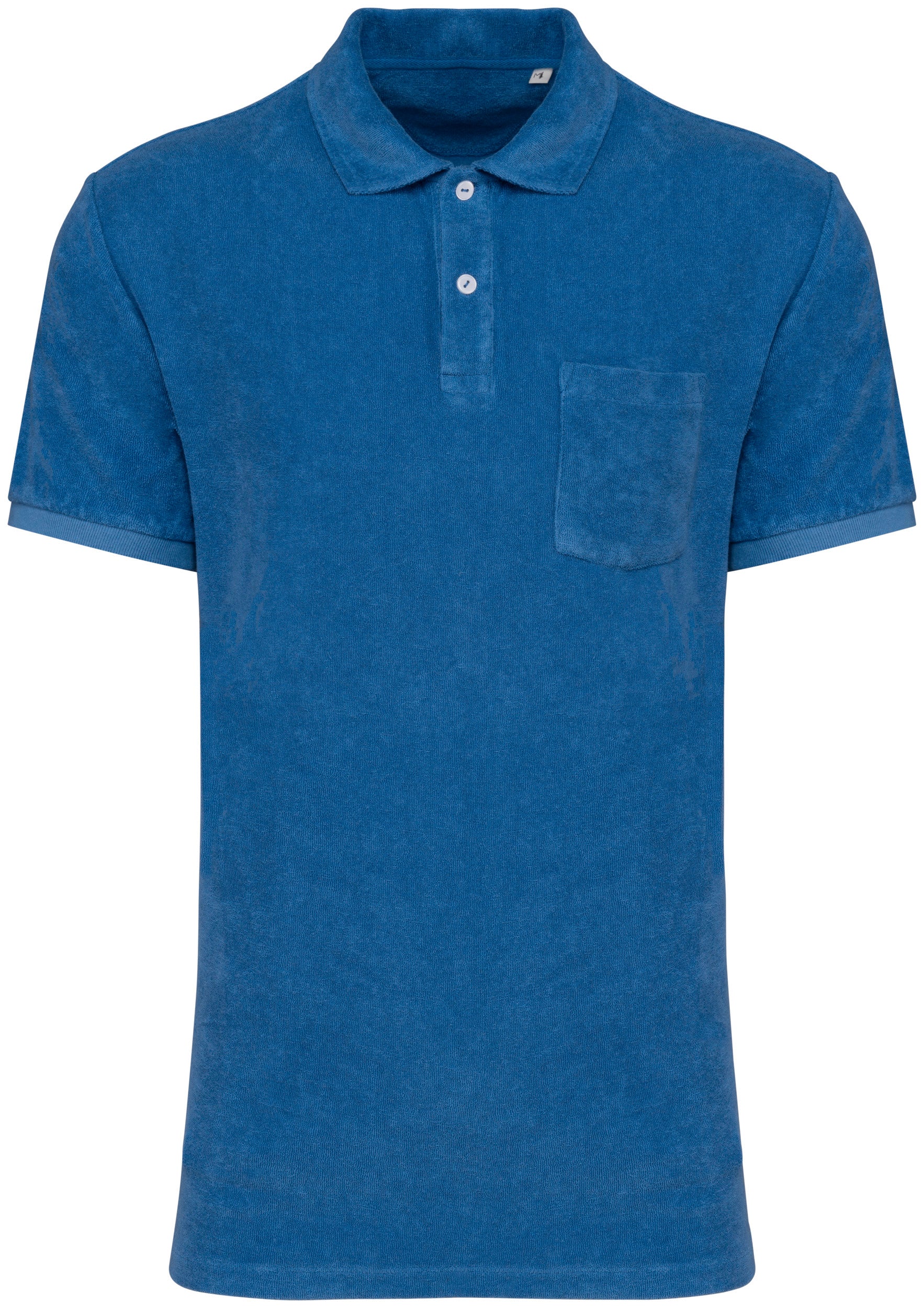 Men's Terry Towel Polo Shirt - Made in Portugal - 210gsm - NS227