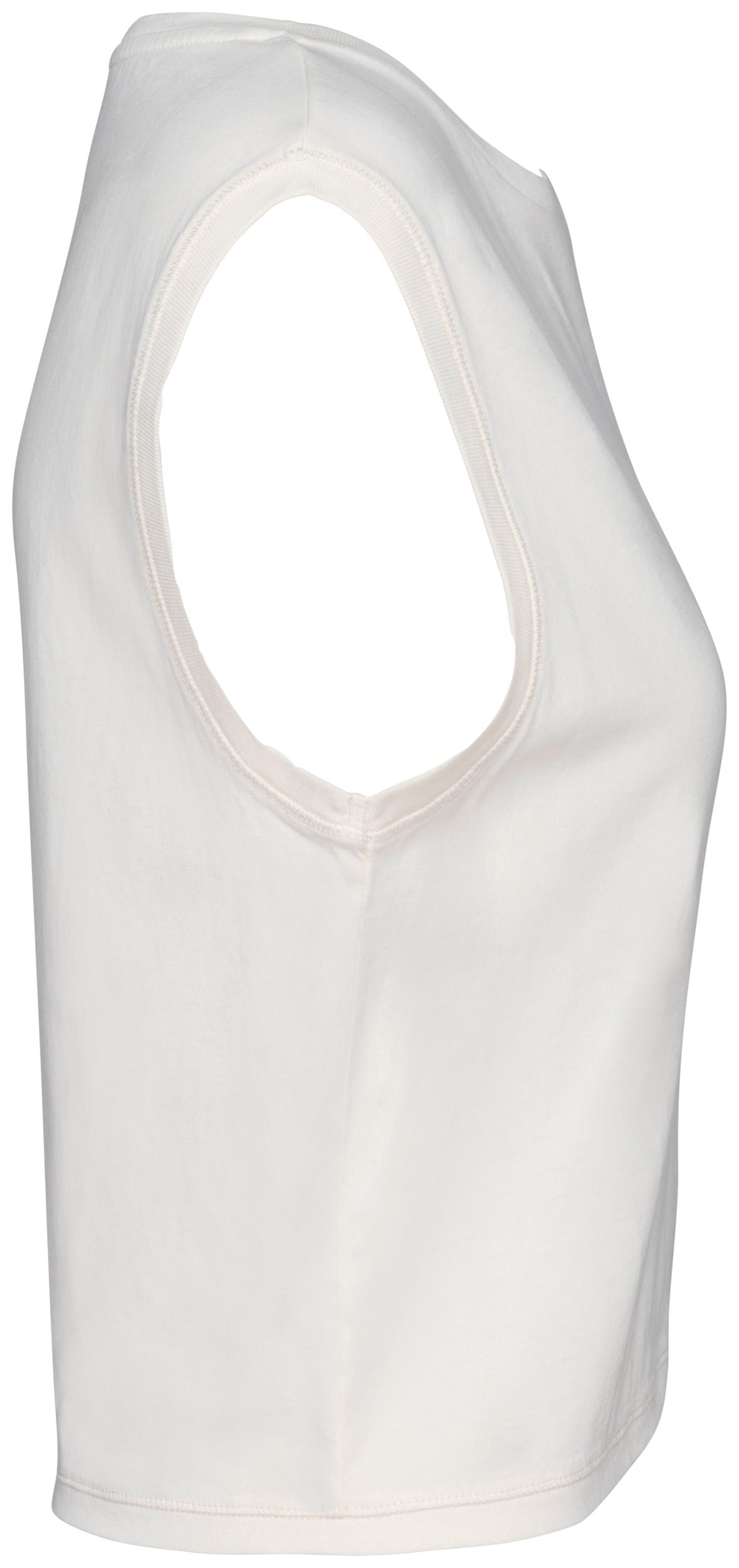 Organic cotton Sleeveless T shirt - Women's Crop Tee - NS342