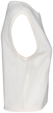 Organic cotton Sleeveless T shirt - Women's Crop Tee - NS342