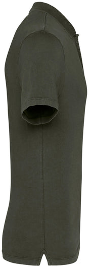 Polo orgánico para hombre - Punto jersey con efecto lavado - 165 gsm - NS201