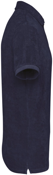 Men's Terry Towel Polo Shirt - Made in Portugal - 210gsm - NS227