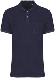Men's Terry Towel Polo Shirt - Made in Portugal - 210gsm - NS227