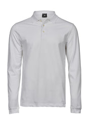 Polo de Manga Larga de Lujo con Estiramiento - 215 g/m² | cincuenta mil ciento cincuenta y cuatro