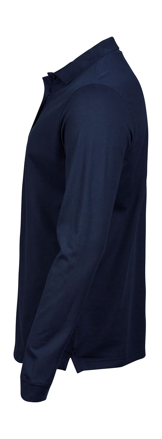 Polo de Manga Larga de Lujo con Estiramiento - 215 g/m² | cincuenta mil ciento cincuenta y cuatro