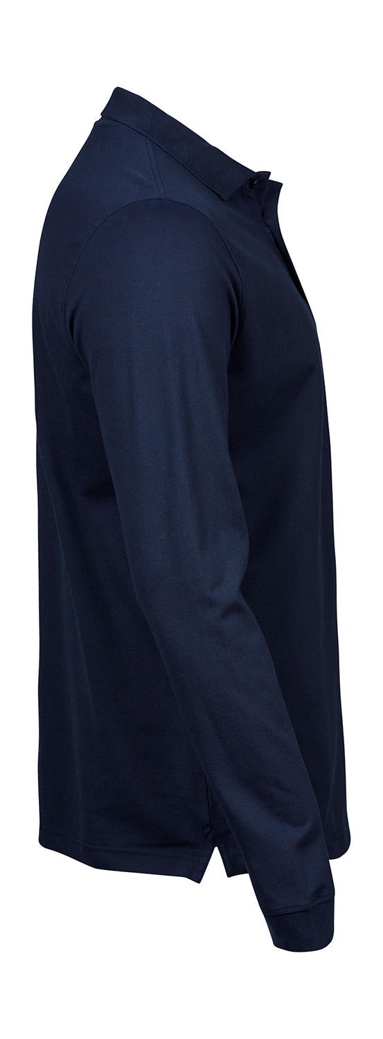 Polo de Manga Larga de Lujo con Estiramiento - 215 g/m² | cincuenta mil ciento cincuenta y cuatro