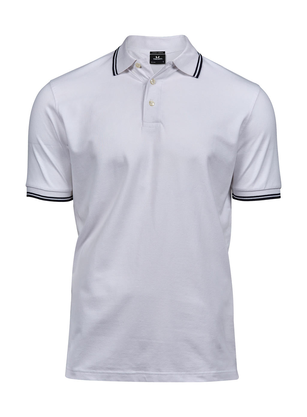 Luxury Stripe Stretch Polo - 215 g/m² | vijftigduizend zevenhonderdvierenvijftig