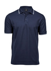Luxury Stripe Stretch Polo - 215 g/m² | vijftigduizend zevenhonderdvierenvijftig