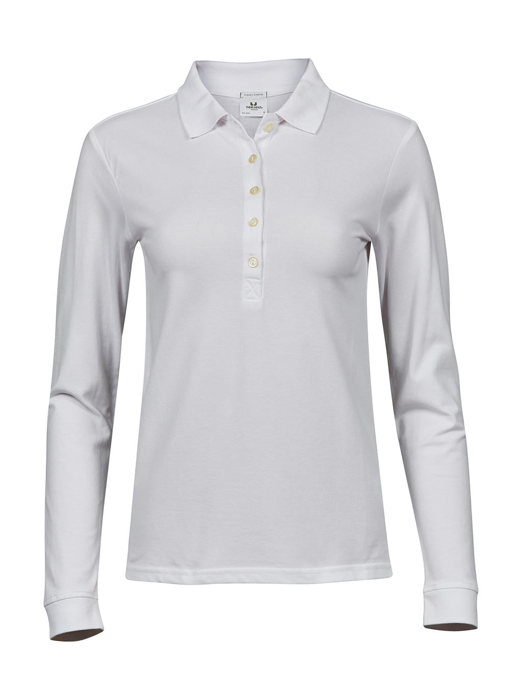 Polo de lujo para damas de manga larga y elástico - 215 g/m² | cincuenta y dos mil cincuenta y cuatro