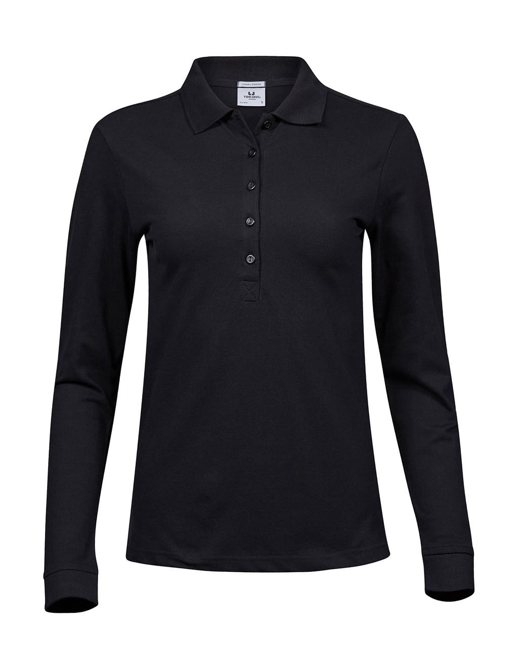 Polo de lujo para damas de manga larga y elástico - 215 g/m² | cincuenta y dos mil cincuenta y cuatro
