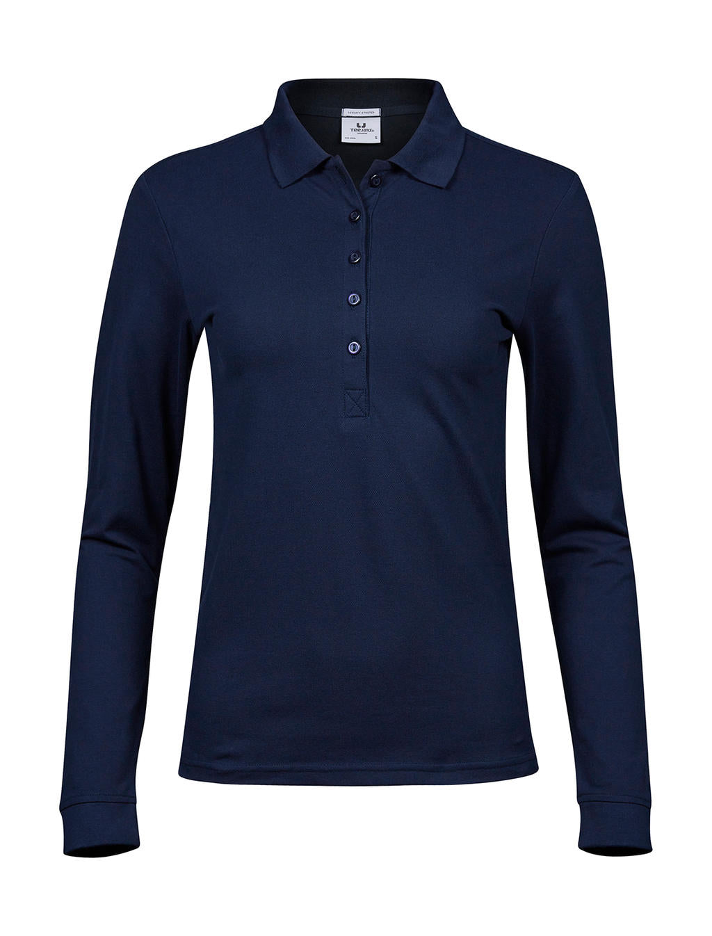 Polo de lujo para damas de manga larga y elástico - 215 g/m² | cincuenta y dos mil cincuenta y cuatro
