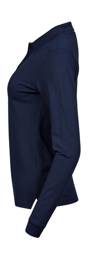 Polo de lujo para damas de manga larga y elástico - 215 g/m² | cincuenta y dos mil cincuenta y cuatro