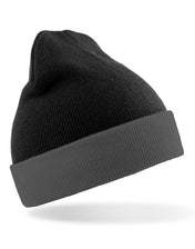 Recycled Black Compass Beanie - 60233