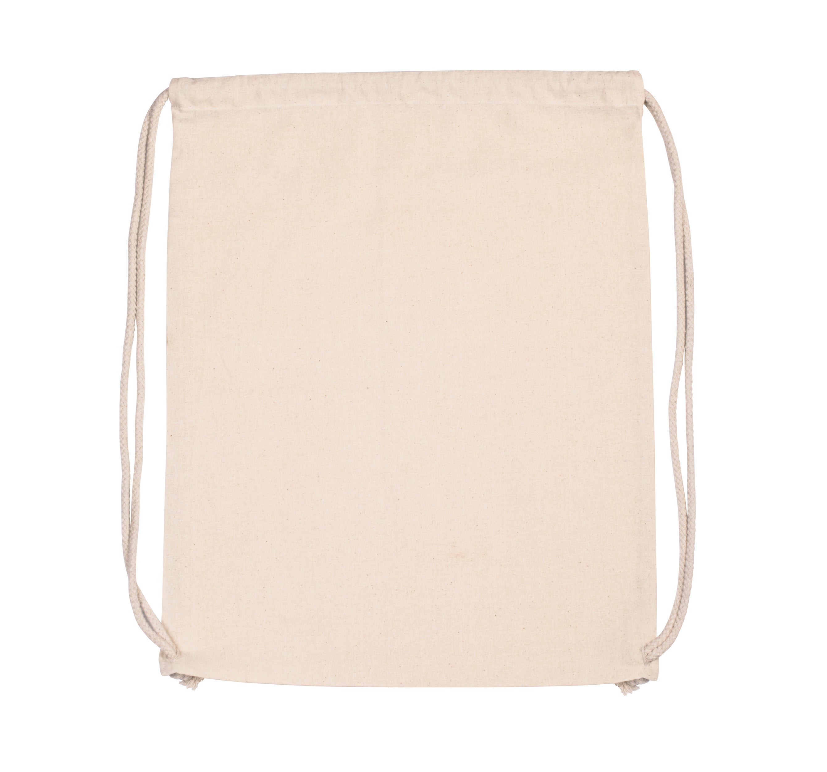 Organic Cotton Backpack With Drawstring Carry Handles - KI0139