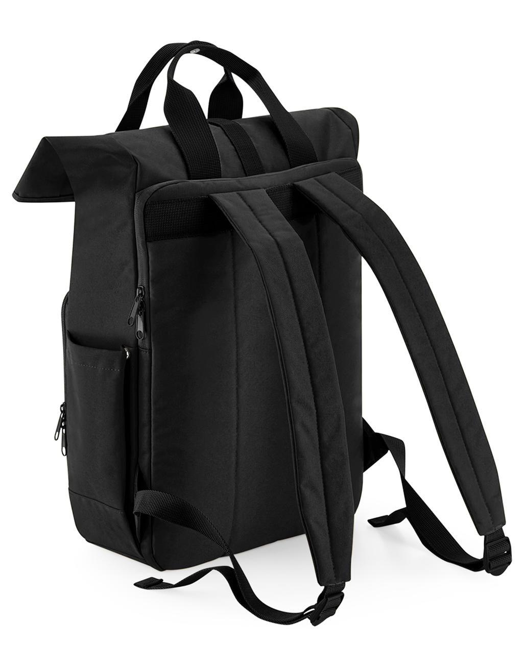Recycled Twin Handle Roll-Top Laptop Backpack