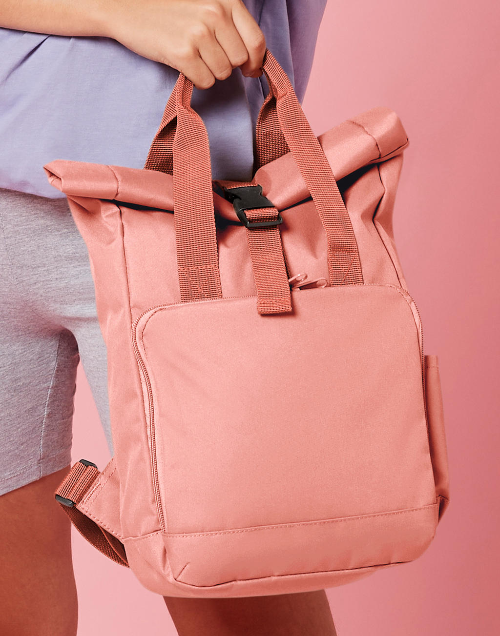 Twin Handle Roll-Top Backpack