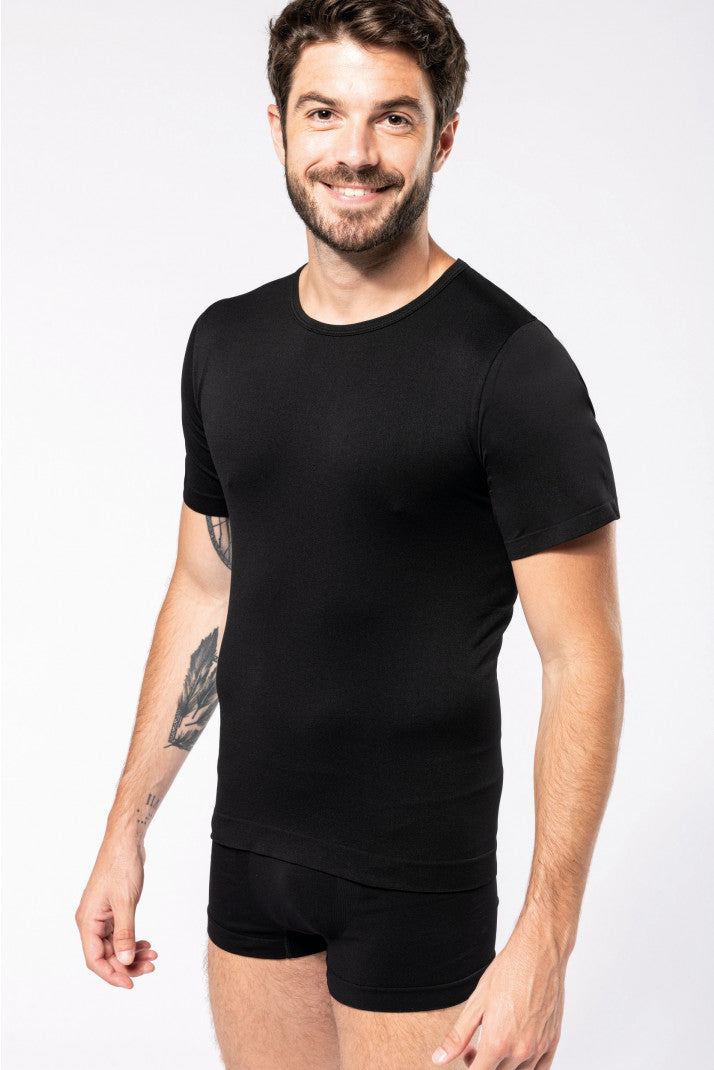 Second Skin Heren Milieuvriendelijk T-shirt met Korte Mouwen - K3044