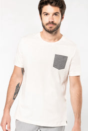 100% Organic Cotton T-shirt With Pocket Detail - K375