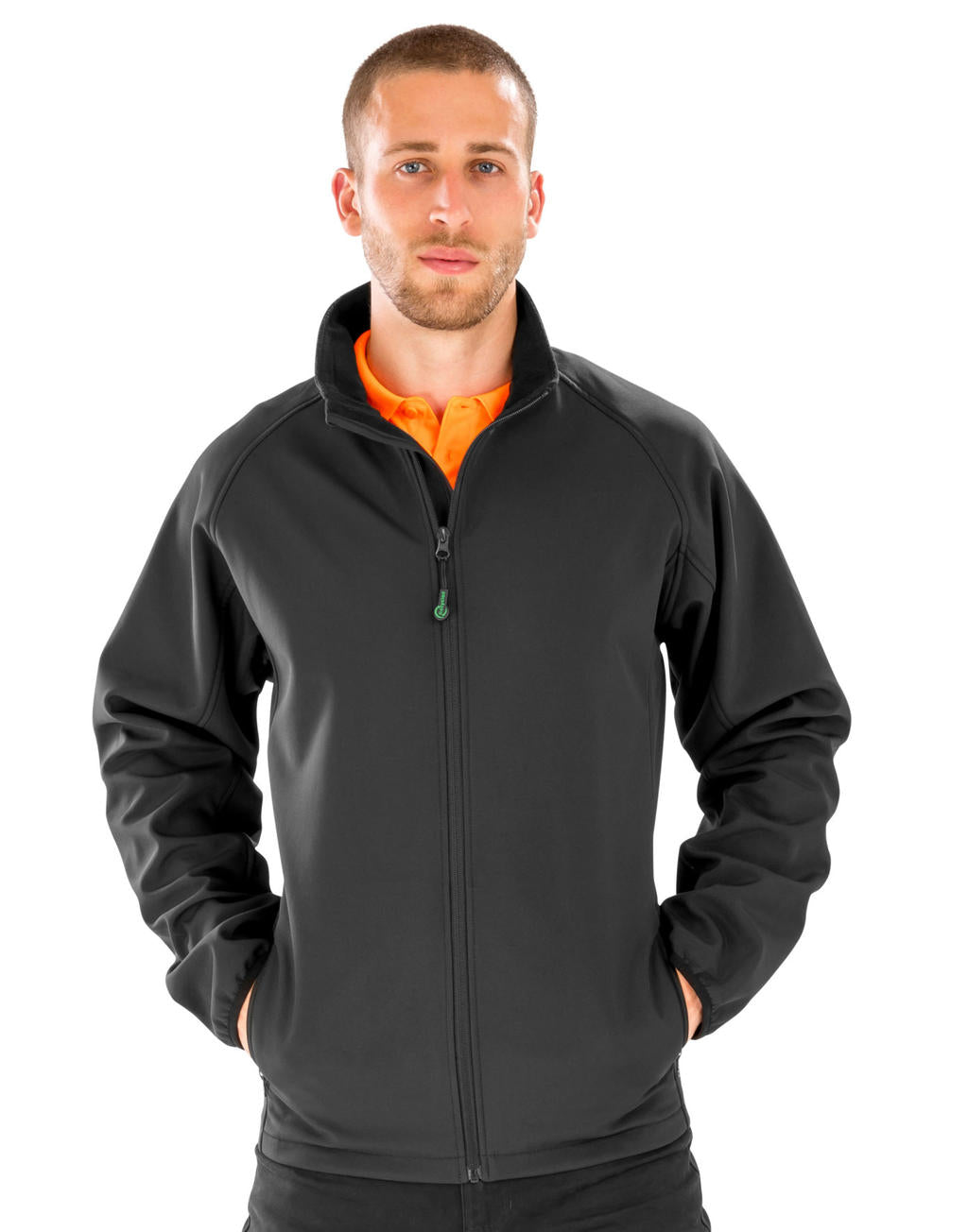 Heren Gerecyclede 2-Lagen Bedrukbare Softshell Jas - 95733