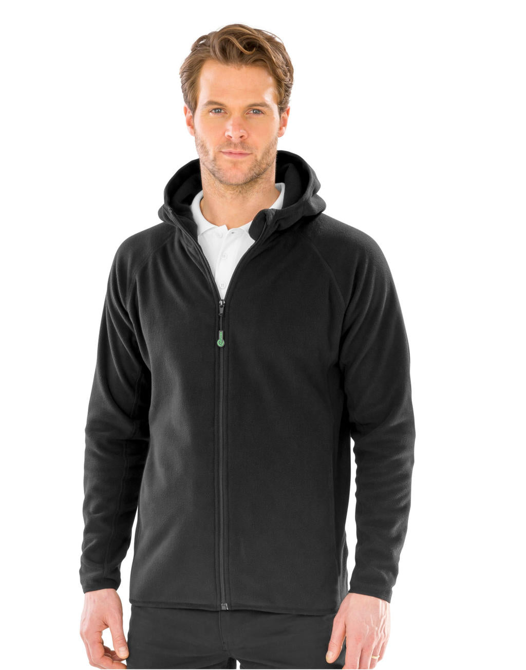 Hooded Recycled Microfleece Jacket - 28333