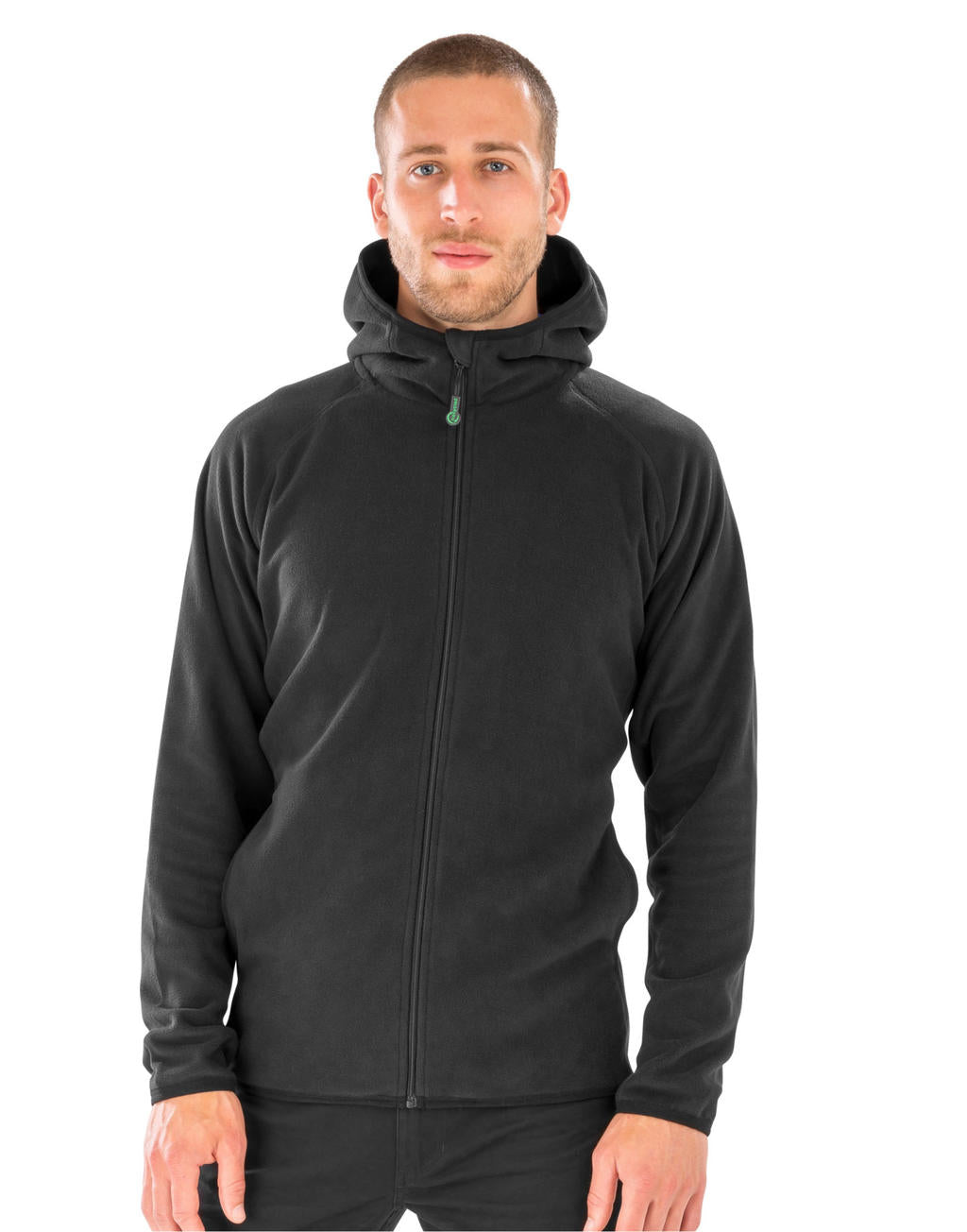 Hooded Recycled Microfleece Jacket - 28333