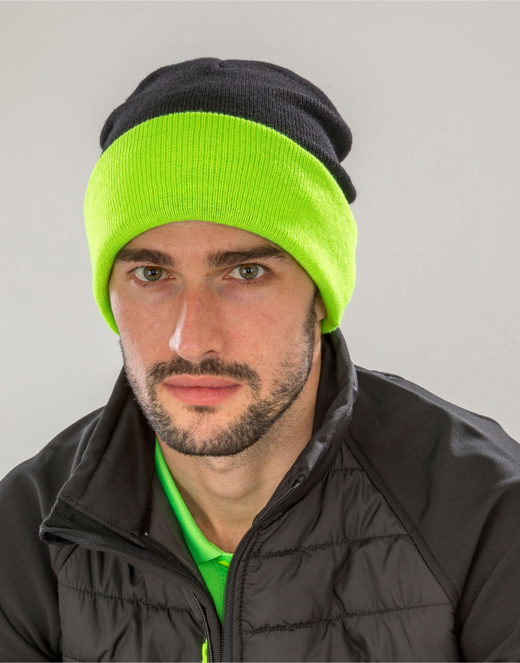 Recycled Black Compass Beanie - 60233