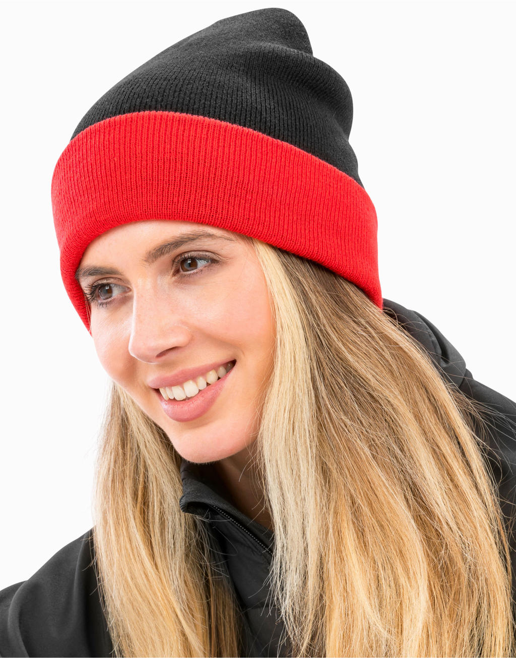 Recycled Black Compass Beanie - 60233